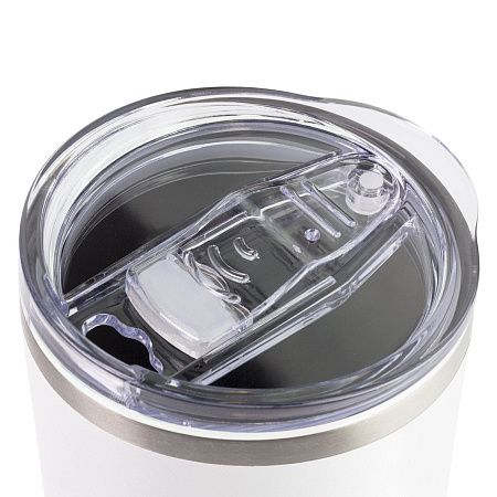 Термокружка вакуумная с керамическим покрытием Arctic, белый/синий