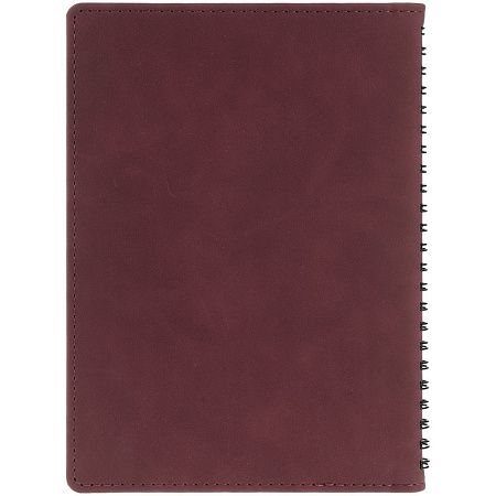 Ежедневник Spring Urban на заказ, недатированный, бордовый