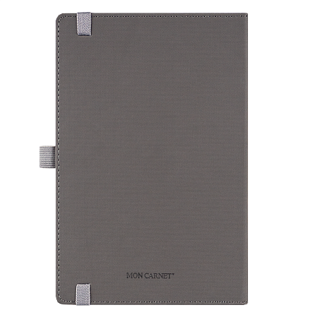 Ежедневник Alfa Note Pasu А5, серый/серый,  недатированный, в твердой обложке