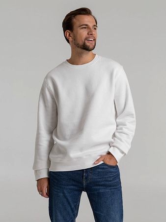 Свитшот унисекс King, белый, размер XS