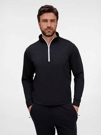 Свитшот на молнии Morfiss, черный, размер XS/S