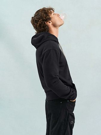 Худи унисекс Cameron, черное с красным, размер XS