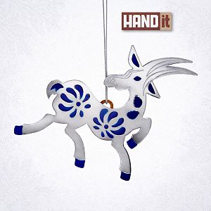 Ёлочная игрушка Коза