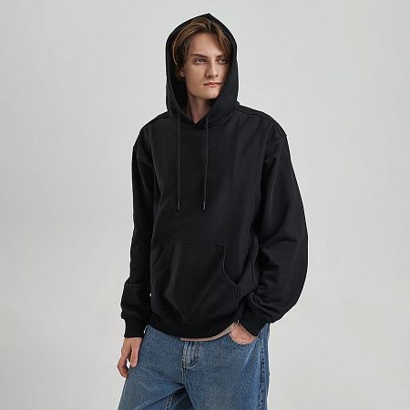 Худи релакс унисекс Адвенче (Adventure), черный, размер 3XL/4XL