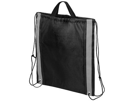 Рюкзак-мешок «Savy» со светоотражающими полосами по бокам