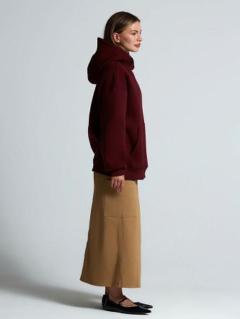 Худи Kulonga Oversize, бордовое, размер 3XL/4XL
