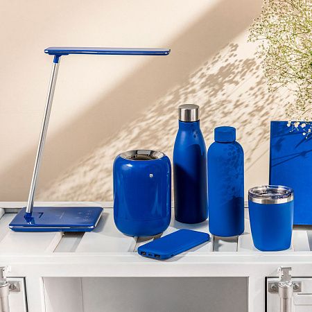 Термобутылка вакуумная герметичная Prima, синяя