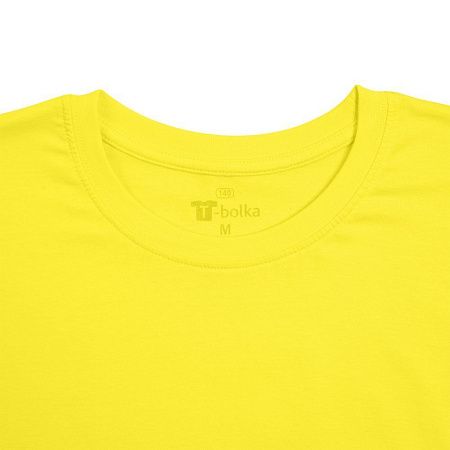 Футболка унисекс T-bolka 140, желтая, размер 3XL