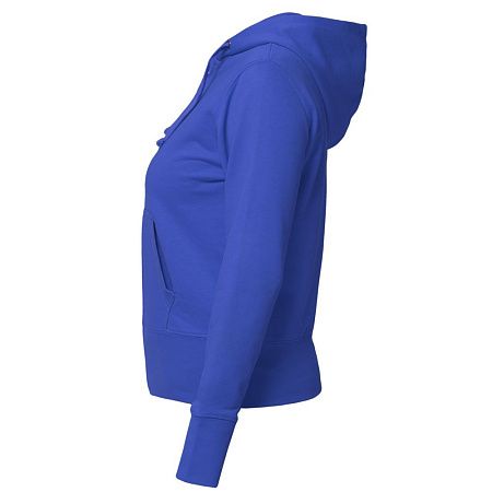Толстовка женская Hooded Full Zip ярко-синяя, размер XS