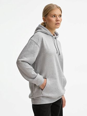 Худи унисекс Condor, серый меланж, размер XL