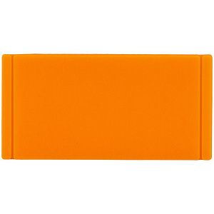 Лейбл из ПВХ Dzeta, S, оранжевый неон