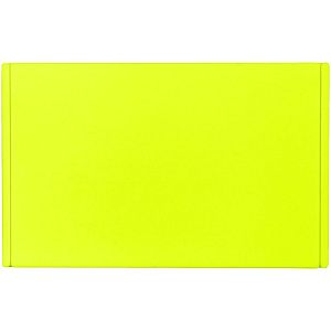 Лейбл из ПВХ Dzeta, ХL, желтый неон