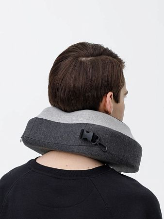 Дорожная подушка Piligrim, серая