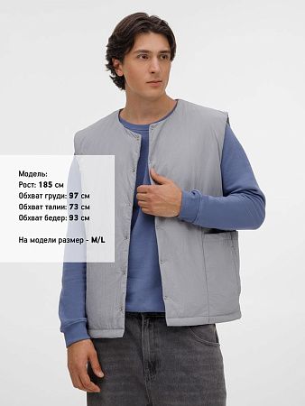 Жилет унисекс Veter, серый, размер XS/S