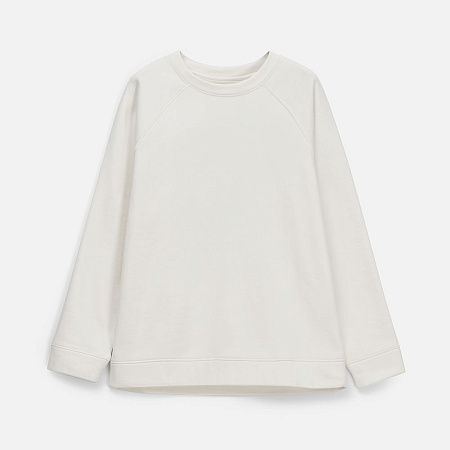 Свитшот унисекс S1, молочно-белый, размер XS/S