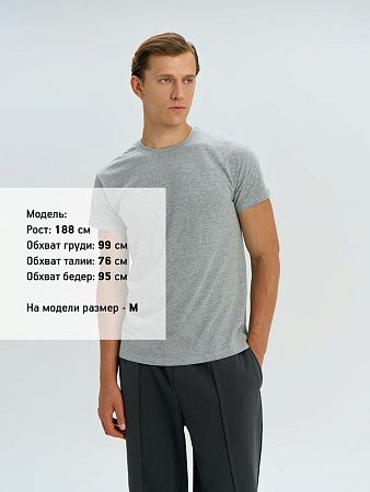 Футболка унисекс Regent 150, темно-серая, размер L