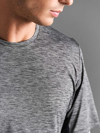 Футболка спортивная унисекс Storm, черная, размер S