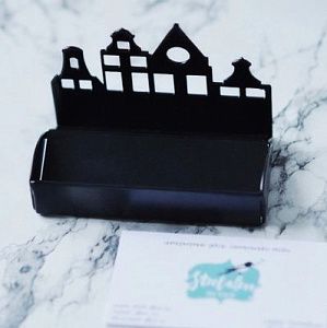 Держатель для визиток "Город"