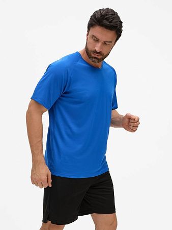 Футболка унисекс Sporty 140, ярко-синяя, размер XXL