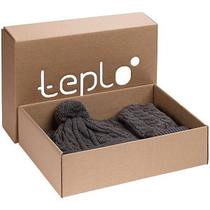 Набор Heat Trick, темно-серый меланж, размер L