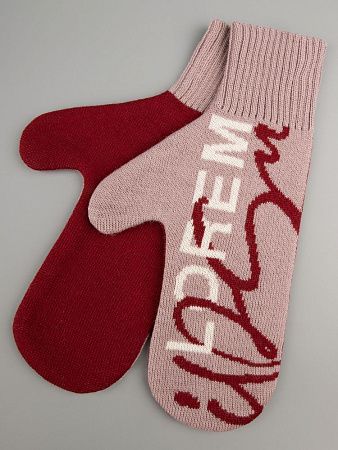 Варежки на заказ Mani, полушерсть, размер M