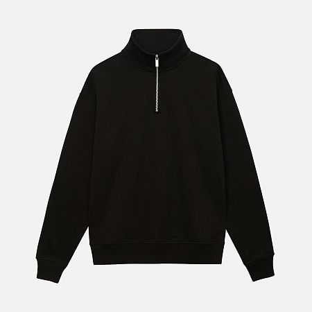 Толстовка на молнии унисекс FLOW, темно-синяя