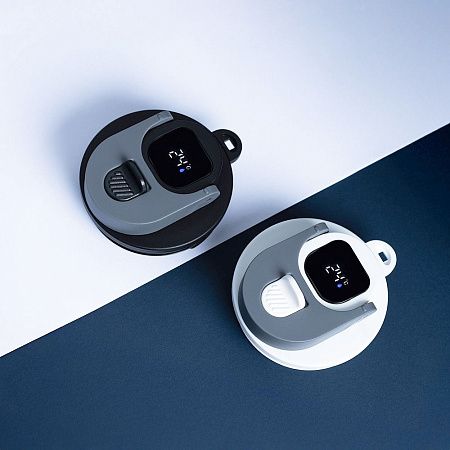 Термокружка Aura с дисплеем, чёрная