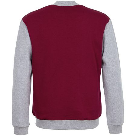 Бомбер College, бордовый, размер XS v2