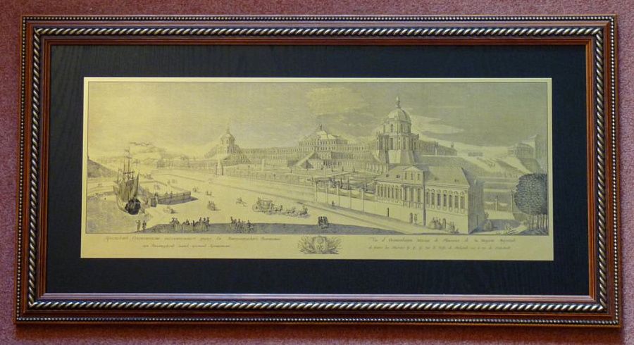 Гравюра "Ораниенбаум"