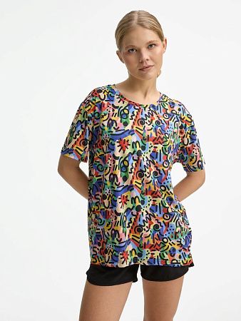 Футболка унисекс Senti с полной запечаткой на заказ, размер 3XL