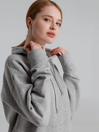 Толстовка с капюшоном Slam 320, серый меланж, размер M