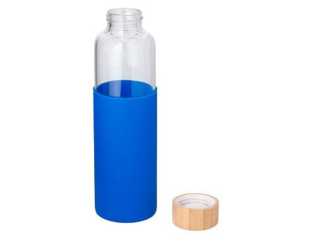 Стеклянная бутылка для воды в силиконовом чехле «Refine»