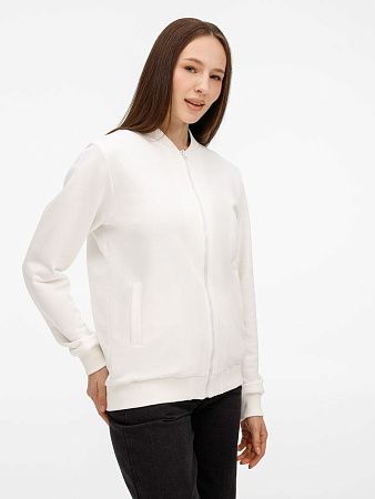 Бомбер унисекс Townie, молочно-белый, размер XL