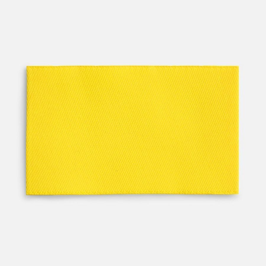 Лейбл тканевый Epsilon, M, желтый