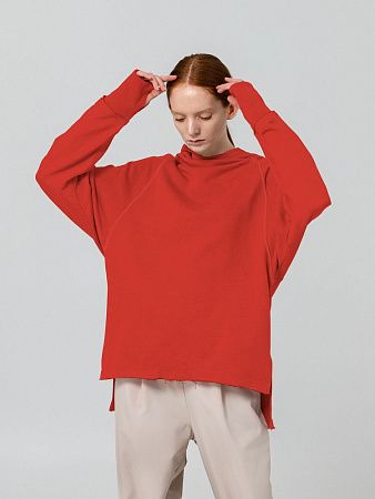 Худи унисекс Vozduh 1.0, красное, размер M