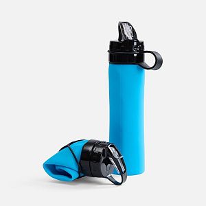 Складная бутылка для воды Langfossen, голубая