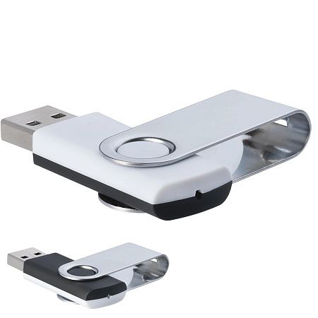 Флешка TWIST MIX Бело-черная 4012.07.08.32ГБ