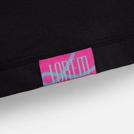 Лейбл тканевый Epsilon, L, белый