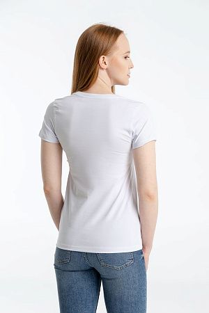 Футболка женская «Леон», белая, ver.2, размер XL