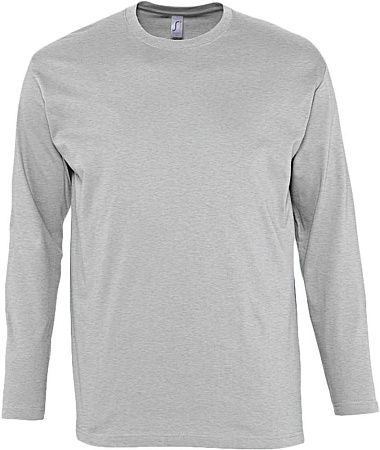 Футболка с длинным рукавом Monarch 150, серый меланж, размер XL