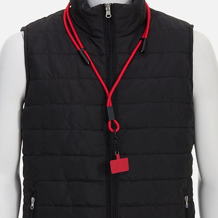 Кабель-ланьярд energyFlex Power Delivery 60 Вт, красный