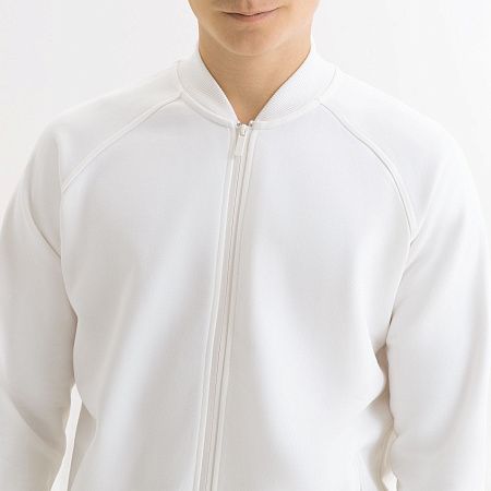 Толстовка на молнии, унисекс TORRES белая