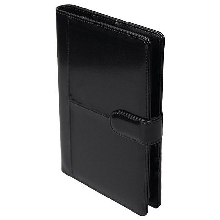 Ежедневник в суперобложке Country Business Pristine A5+, черный, недатированный, с магнитным клапаном, в твердой обложке c поролоном, в подарочной коробке