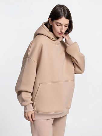 Худи Kulonga Oversize, бежевое (песочное), размер 3XL/4XL