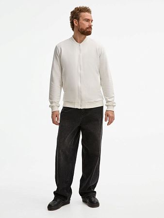 Бомбер унисекс Townie, молочно-белый, размер XL