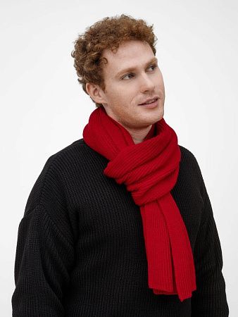 Шарф Nobilis Mono, красный