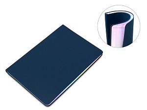 Блокнот А5 в гибкой обложке «Fellini» с голографическим срезом