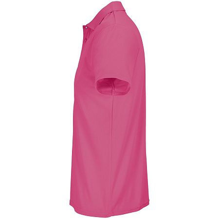 Рубашка поло унисекс Pitcher, розовая (ribbon pink), размер S