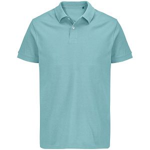 Рубашка поло унисекс Pacific, розовая (лососевая) под нанесение