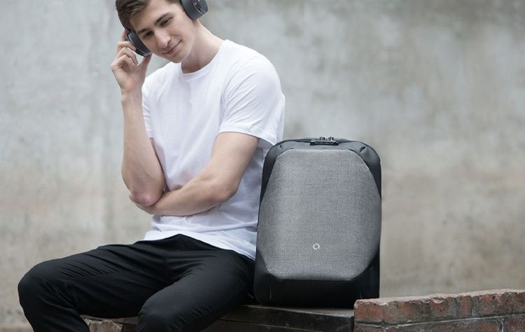 Рюкзак KORIN ClickPack Pro 46х34х16 см, комбинированный черный/серый